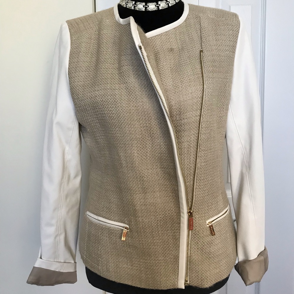 Calvin Klein women's moto jacket - Picture 5 of 10